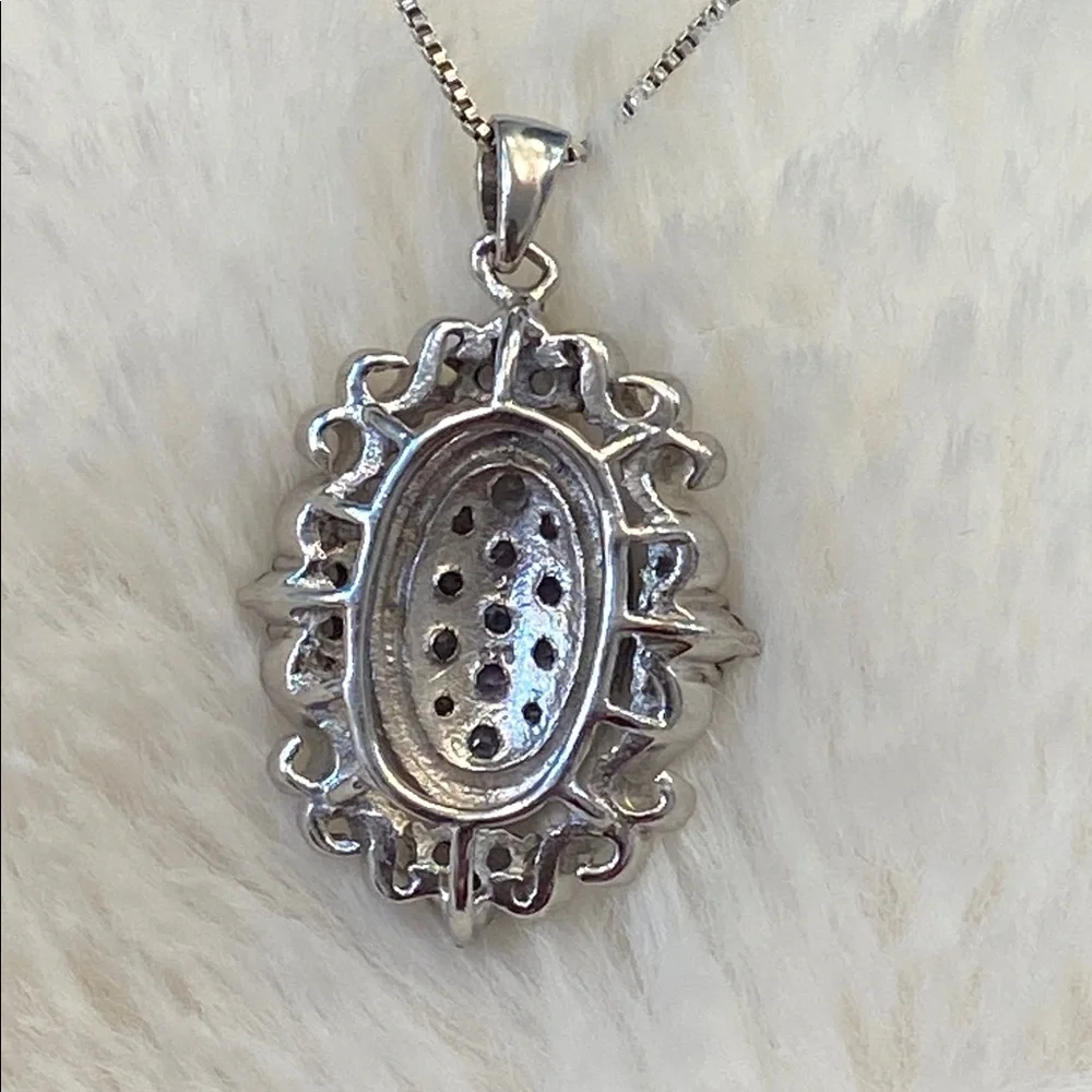 Tanzanite Cluster Pendant - Picture 2 of 5